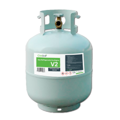 1 Botella Gas Ecologico Gasica V2 5,5Kg Sustituto R22, R410A, R32, R407C