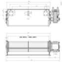 Ventilador Tangencial 240mm Izquierda