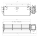 Ventilador Tangencial 270mm Izquierda