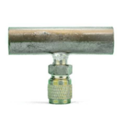 Manguito Cobre 3/8 Soldar Union Con Valvula ObusTapon Carga