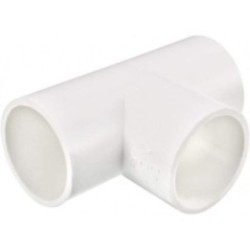 Conector Te PVC 90 grados 16mm Interior Blanco
