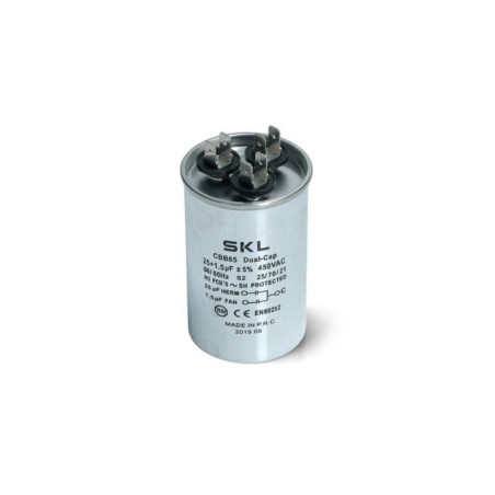 Condensador 30 + 1,5Âµf 450v De Trabajo Universal Mini Aire Acondicionado